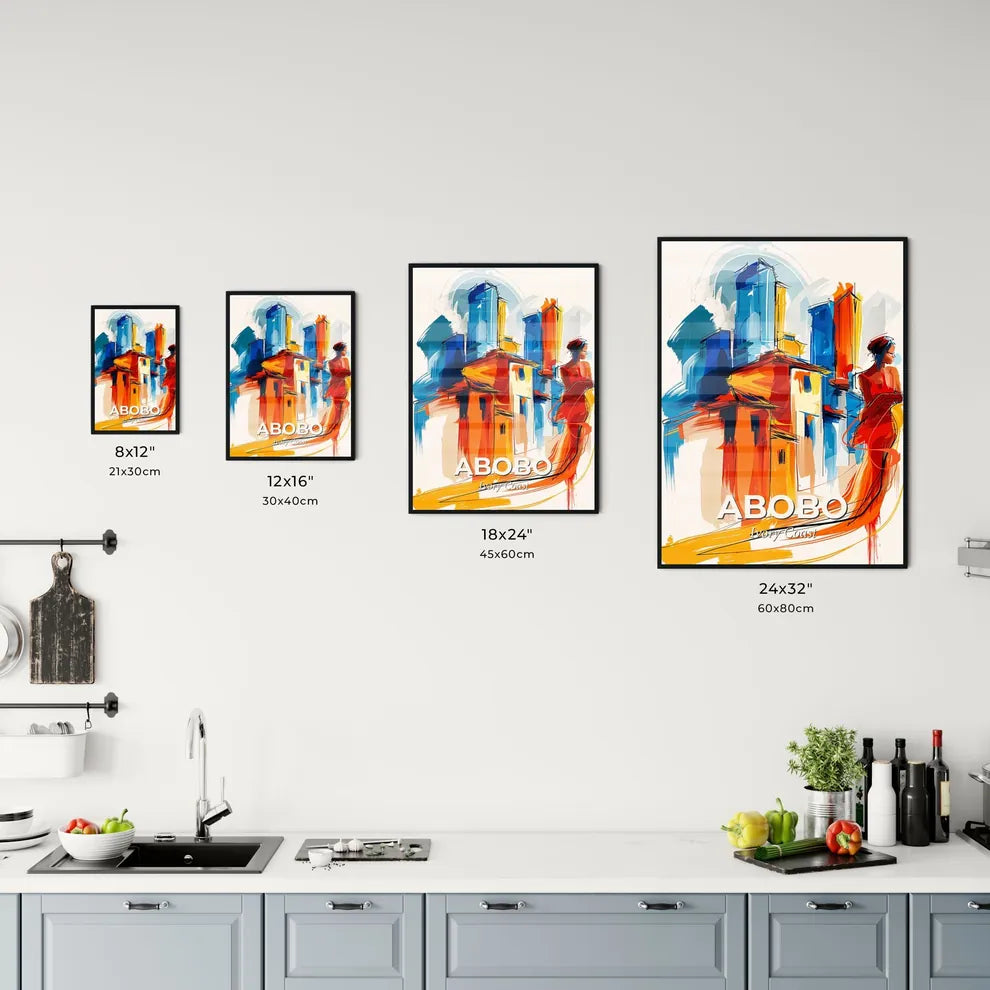 Vibrant Abobo, Ivory Coast Kitchen Art