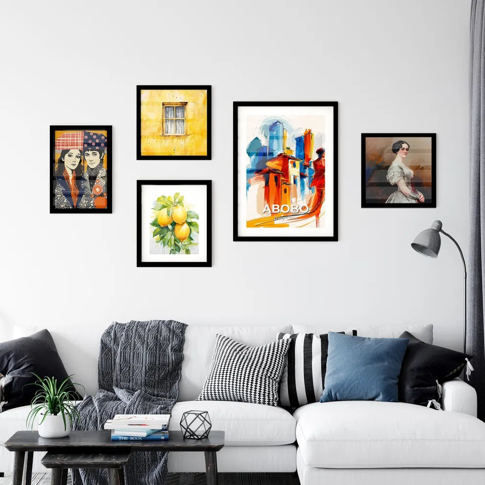 Vibrant Abobo, Ivory Coast Wall Art Collection