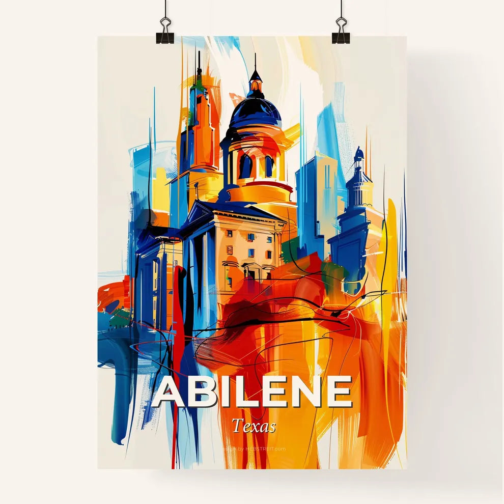 Vibrant Abilene, Texas Poster