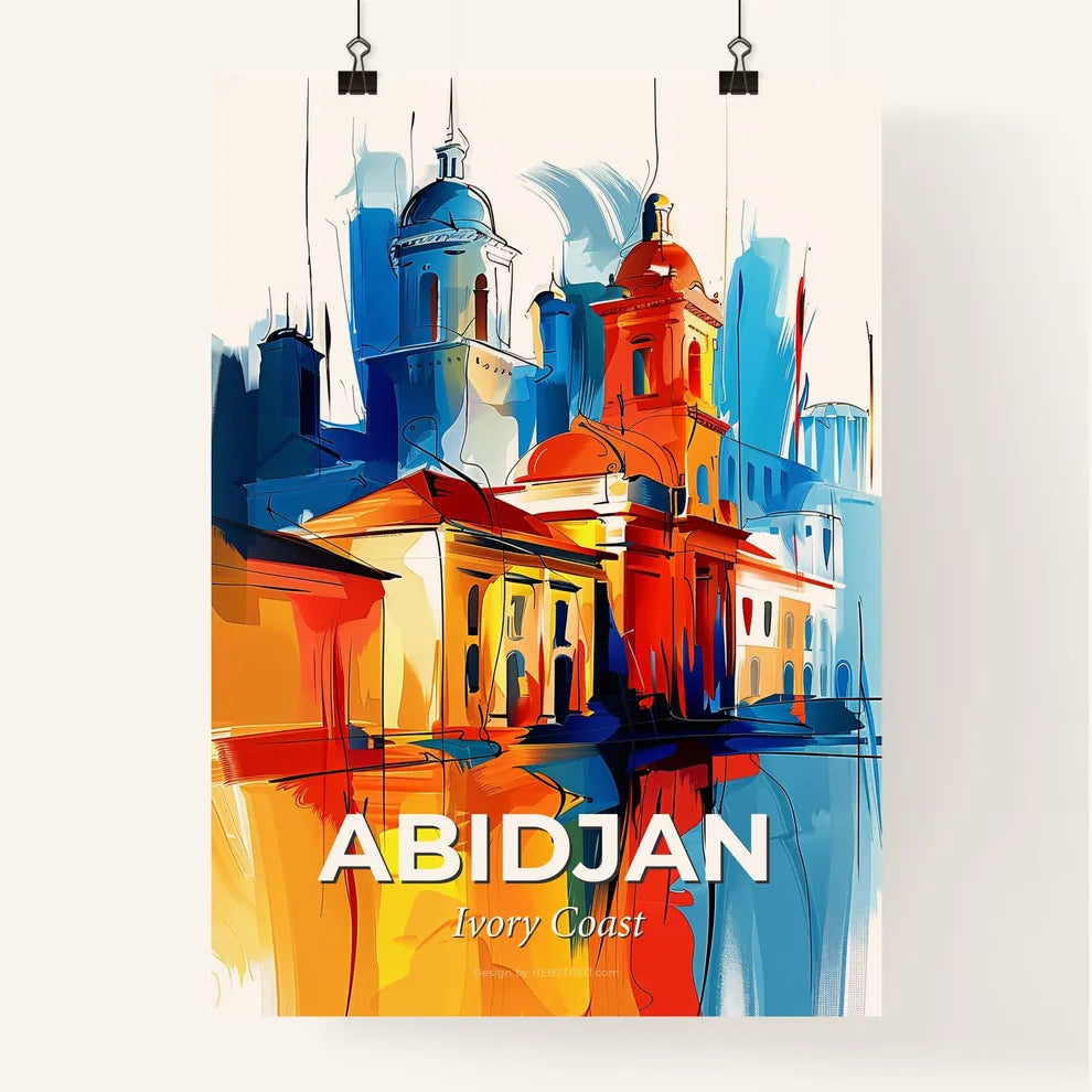 Vibrant Abidjan, Ivory Coast Poster