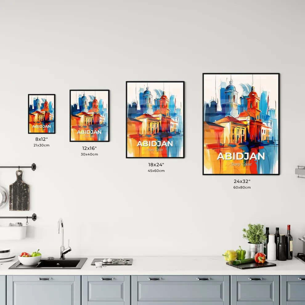 Vibrant Abidjan, Ivory Coast Kitchen Art