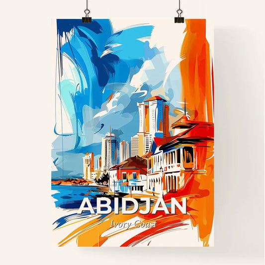Vibrant Abidjan, Ivory Coast Poster