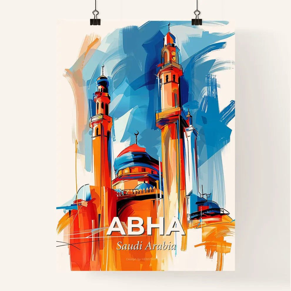 Vibrant Abha, Saudi Arabia Poster