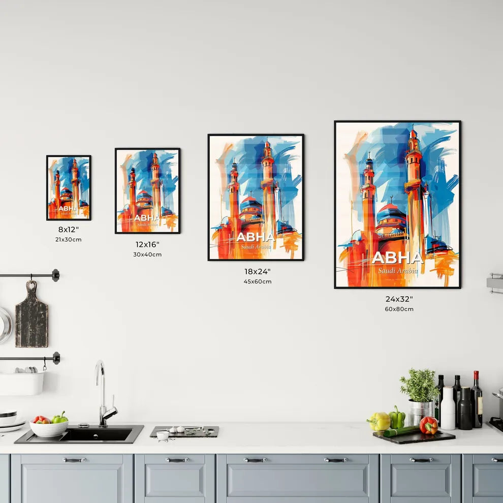 Vibrant Abha, Saudi Arabia Kitchen Art