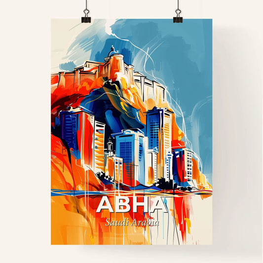 Vibrant Abha, Saudi Arabia Poster