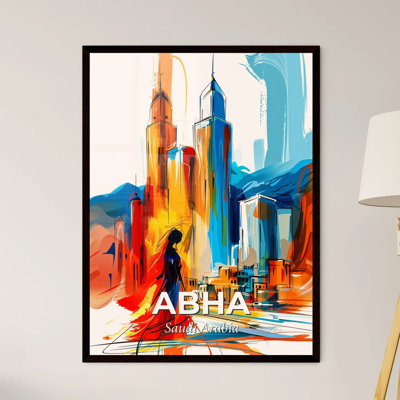 Vibrant Abha, Saudi Arabia Art Print