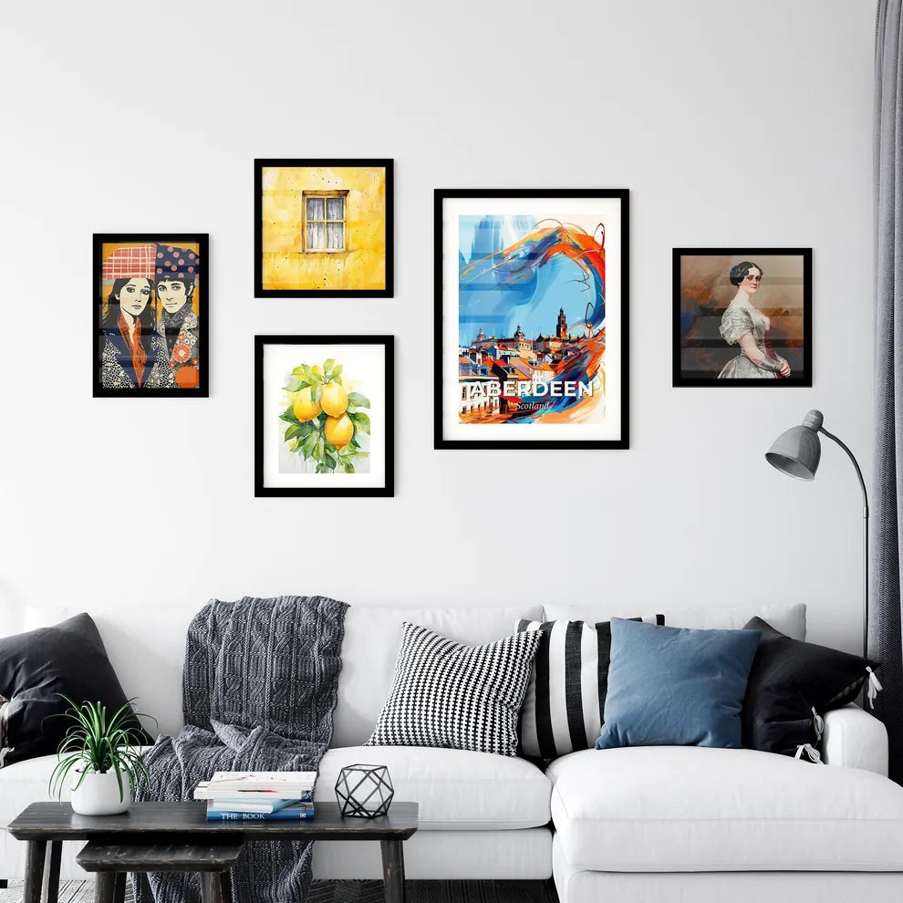 Vibrant Aberdeen, Scotland Wall Art Collection