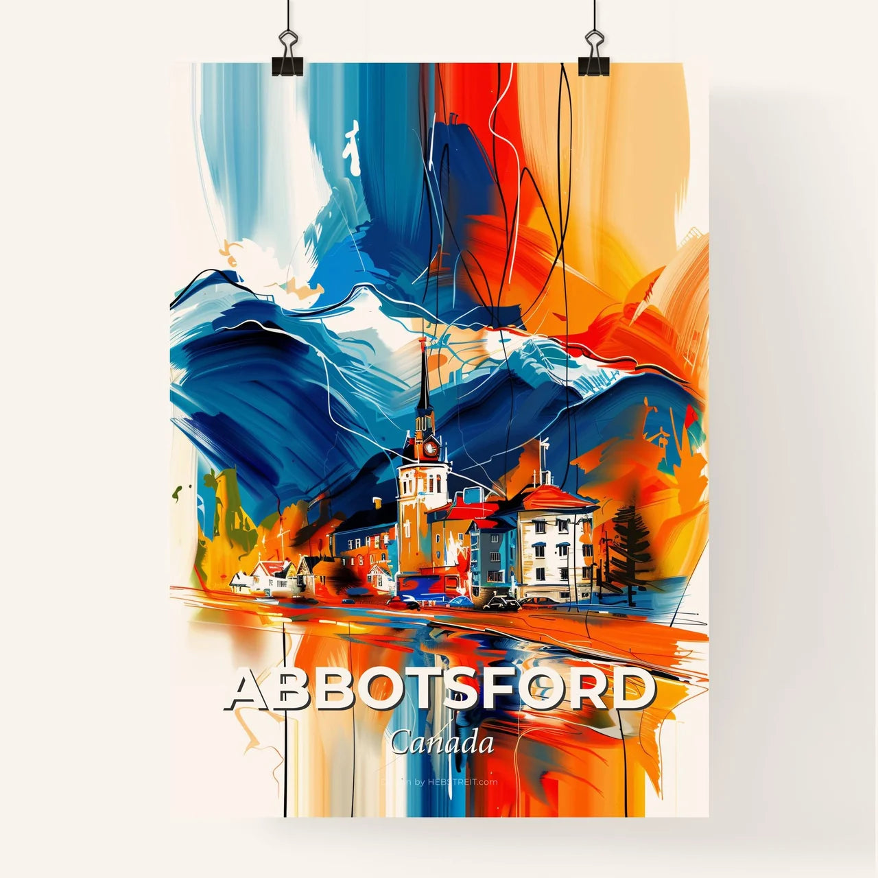 Vibrant Abbotsford, Canada Poster