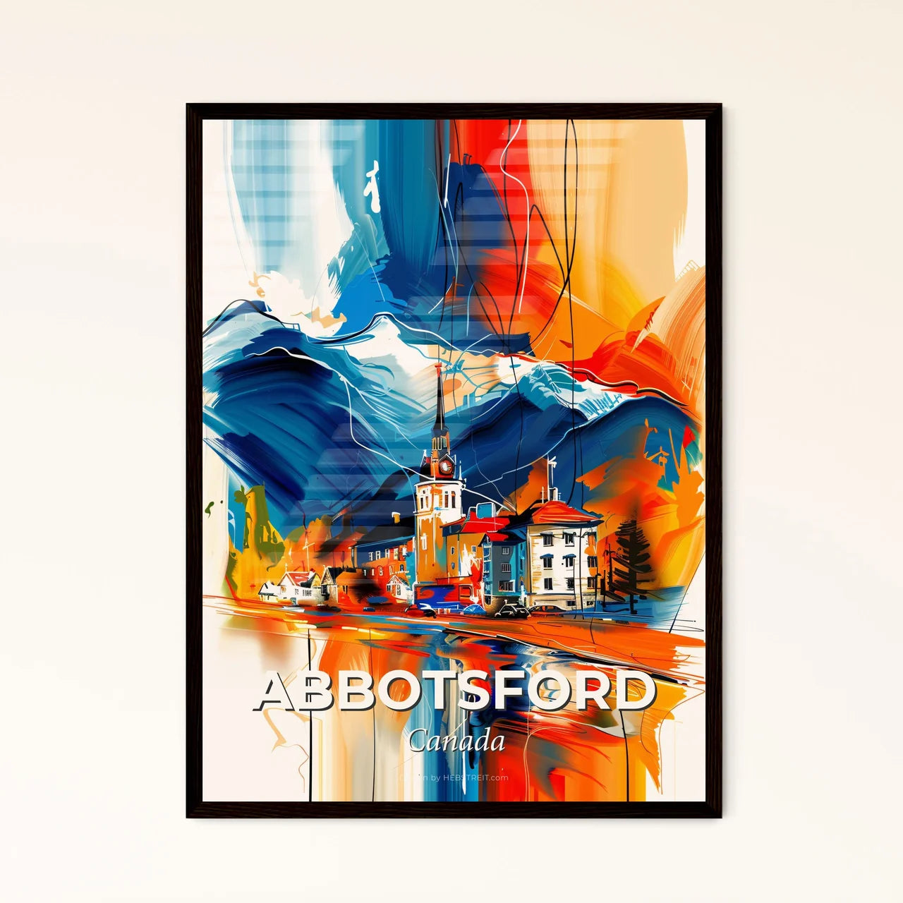 Vibrant Abbotsford, Canada Art Print