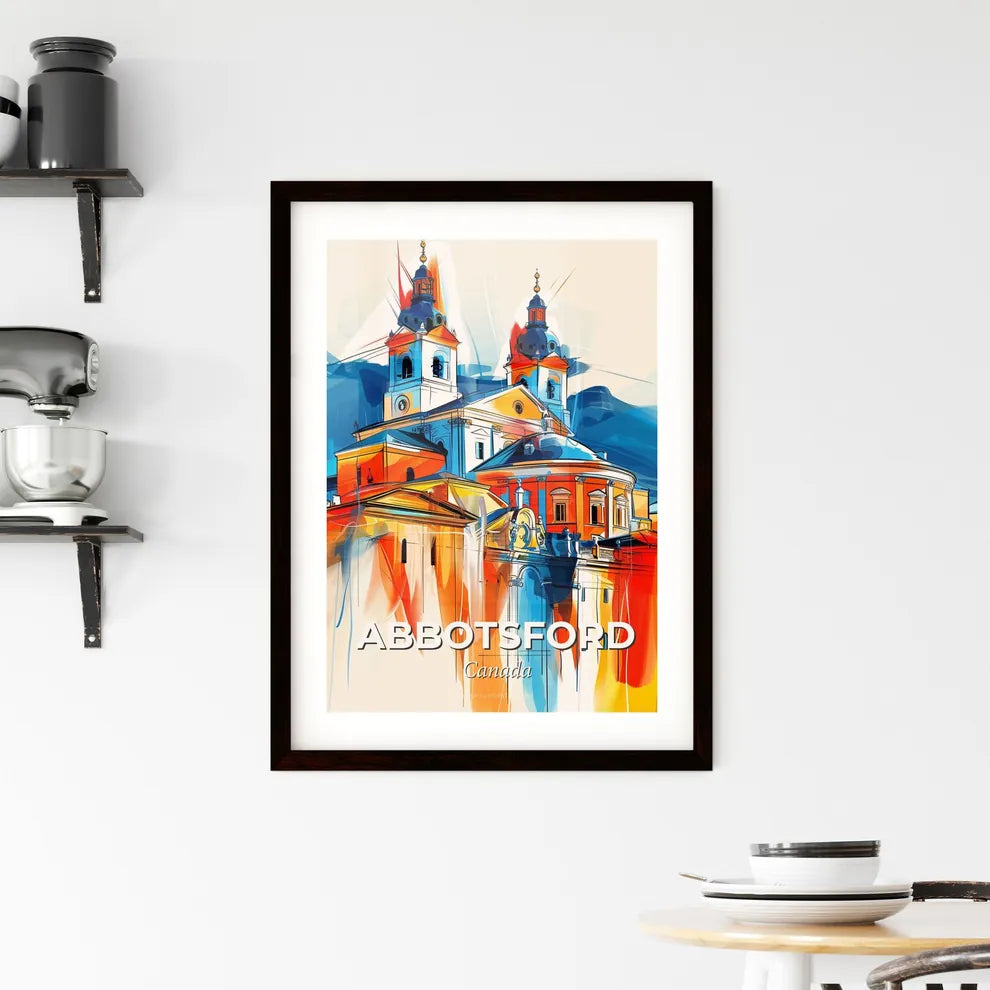 Vibrant Abbotsford, Canada Framed Print