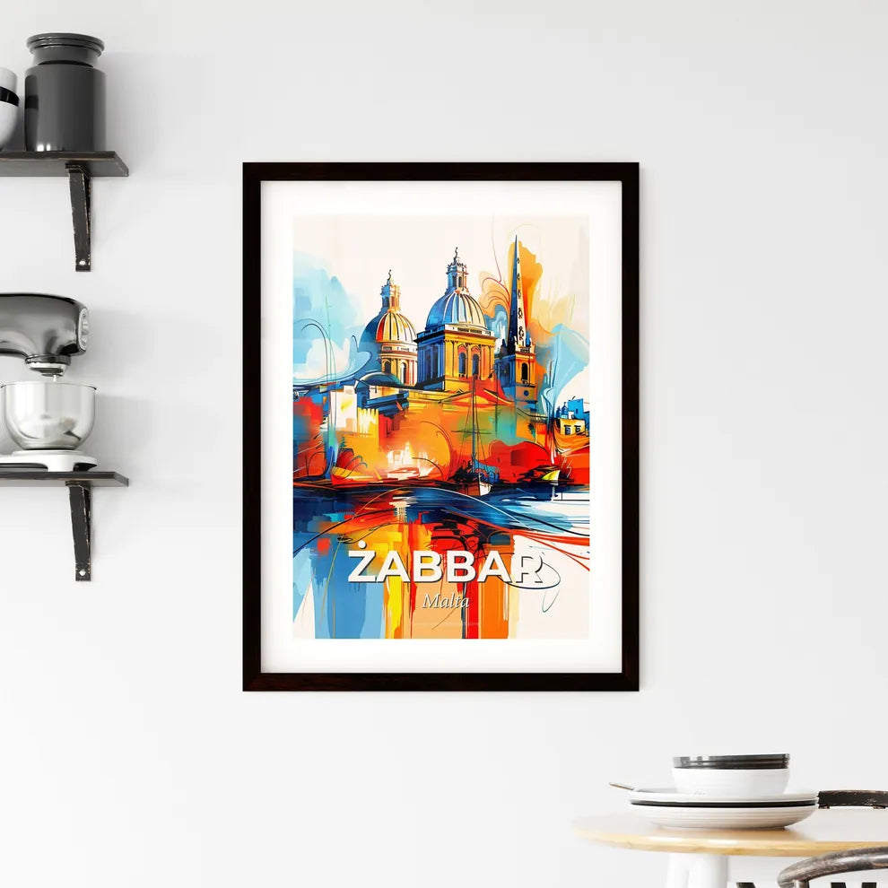 Vibrant  Żabbar, Malta Framed Print