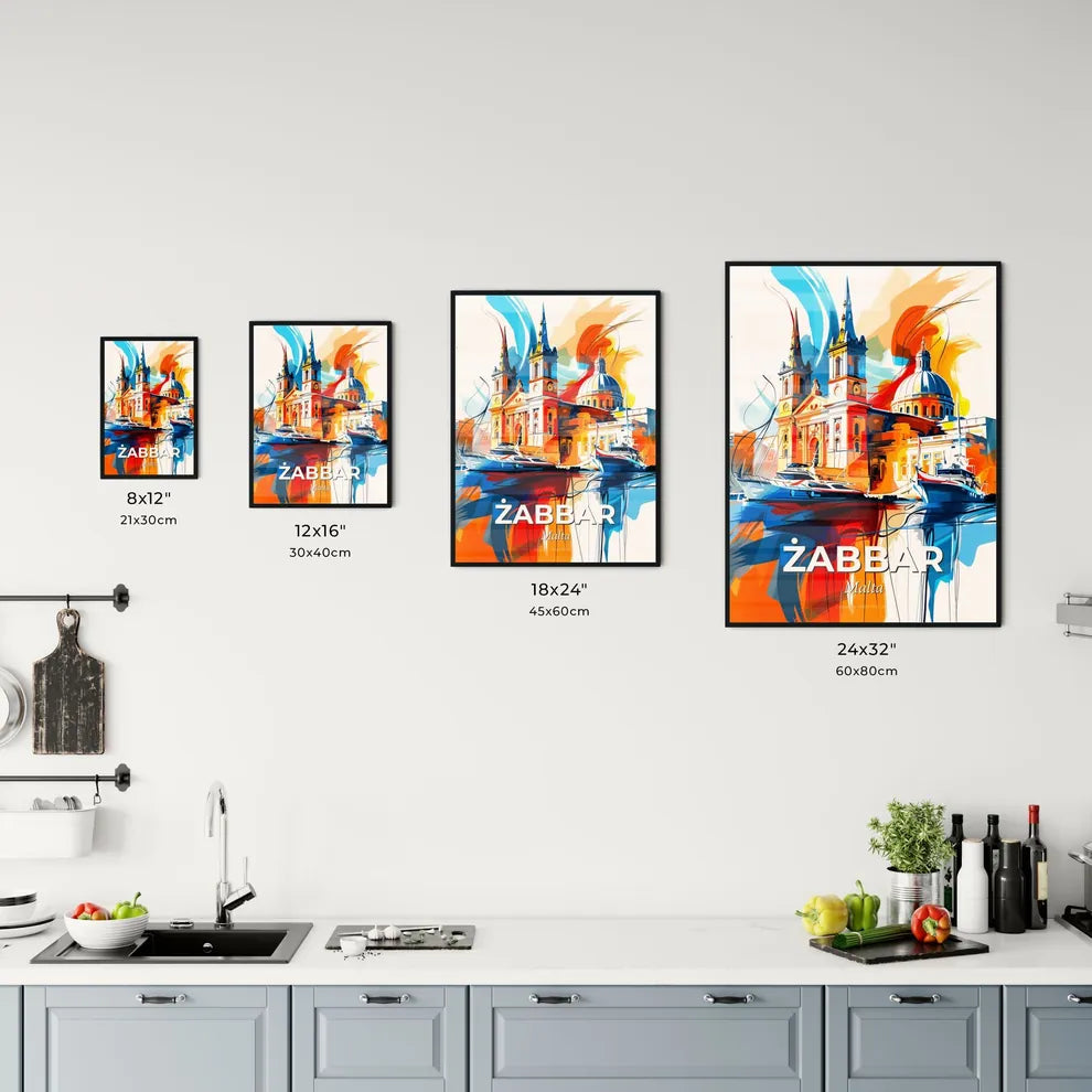 Vibrant  Żabbar, Malta Kitchen Art