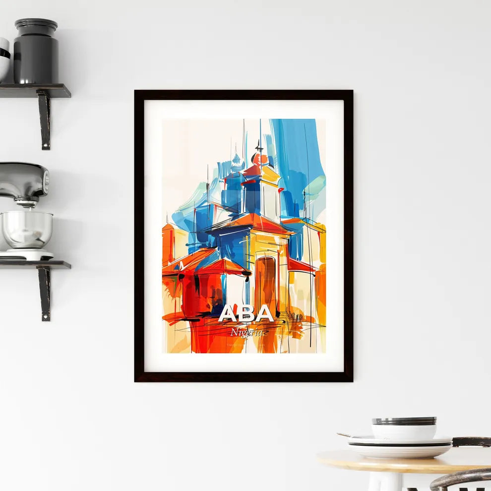Vibrant Aba, Nigeria Framed Print