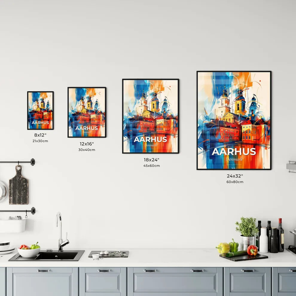 Vibrant Aarhus, Denmark Kitchen Art