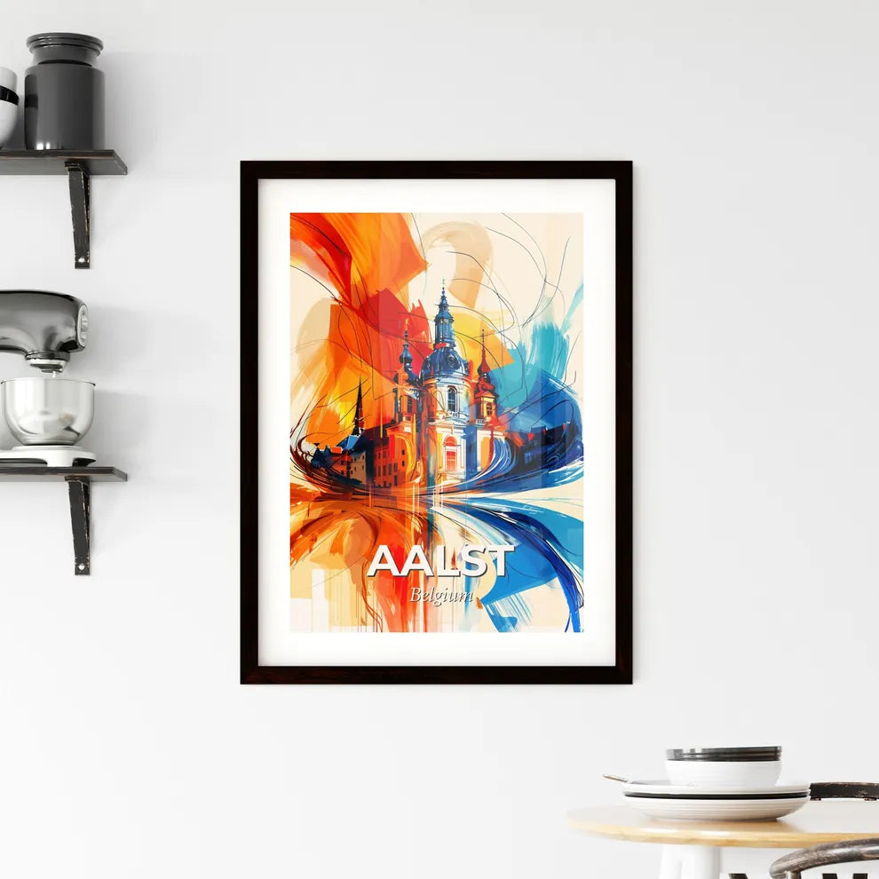 Vibrant Aalst , Belgium Framed Print