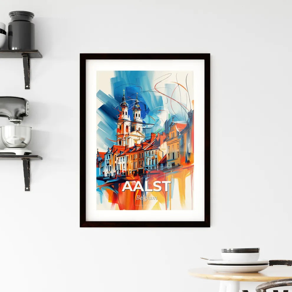 Vibrant Aalst , Belgium Framed Print