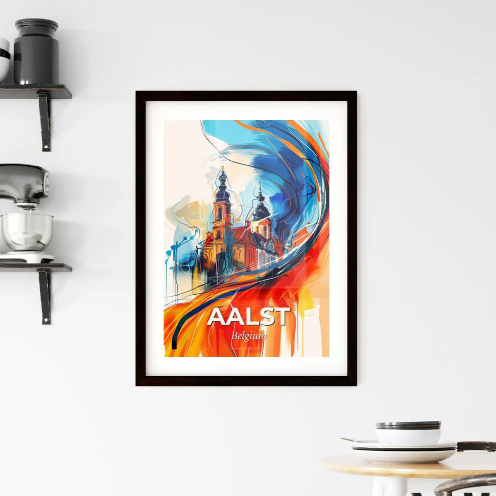 Vibrant Aalst , Belgium Framed Print