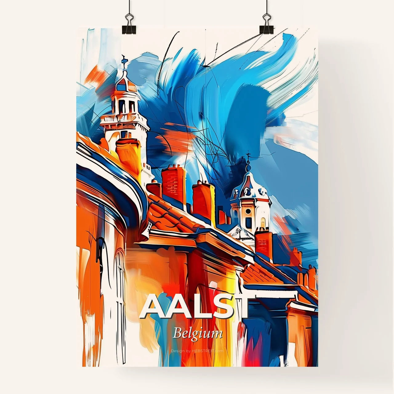 Vibrant Aalst , Belgium Poster