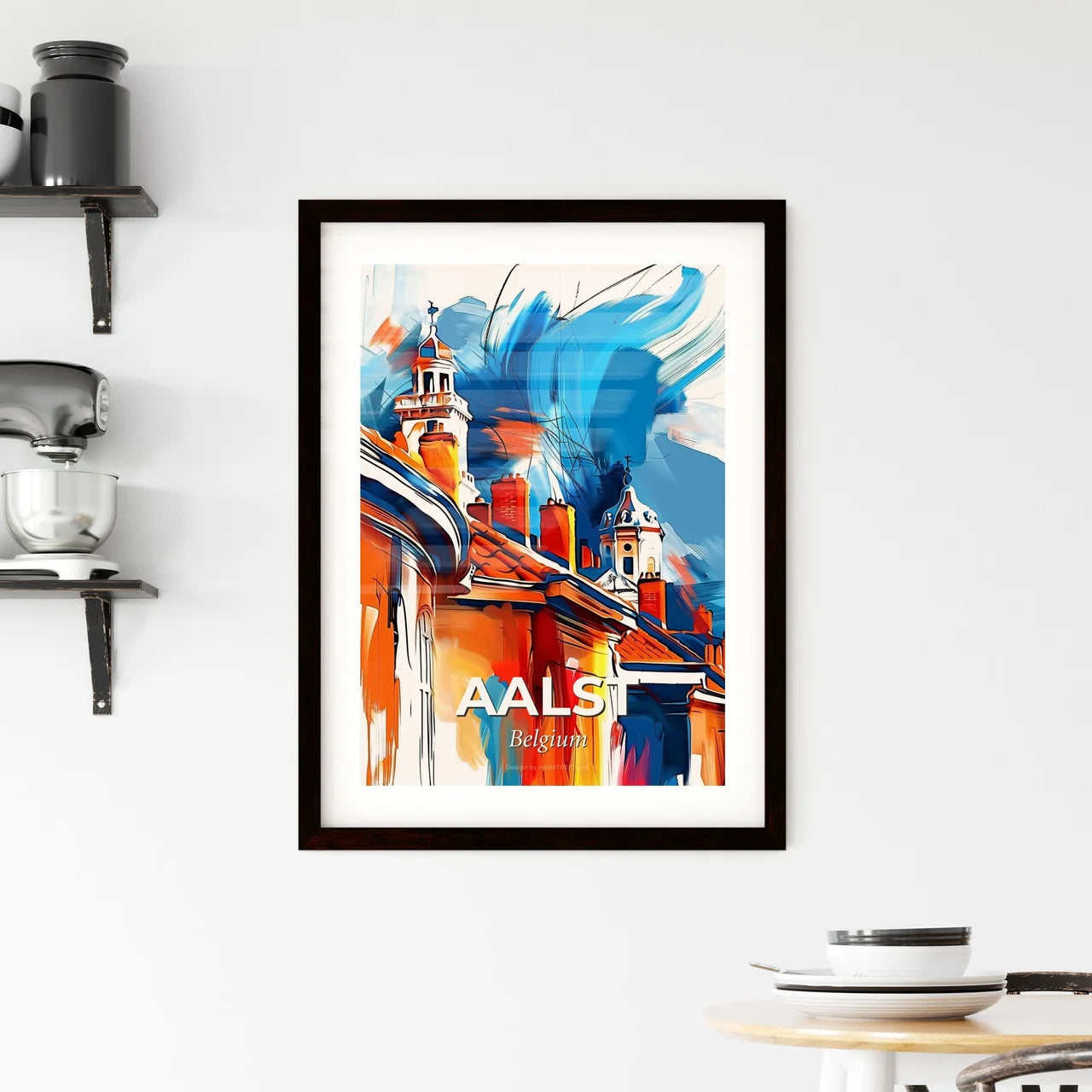 Vibrant Aalst , Belgium Framed Print