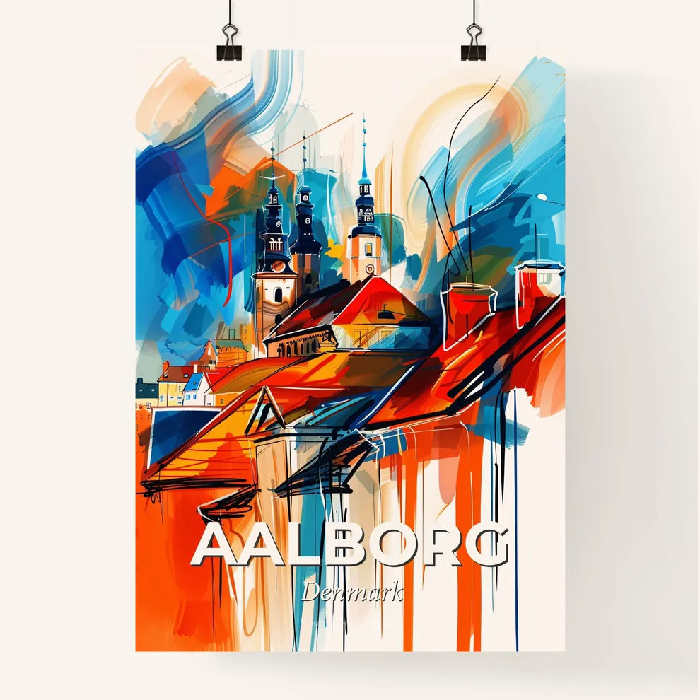 Vibrant Aalborg, Denmark Poster