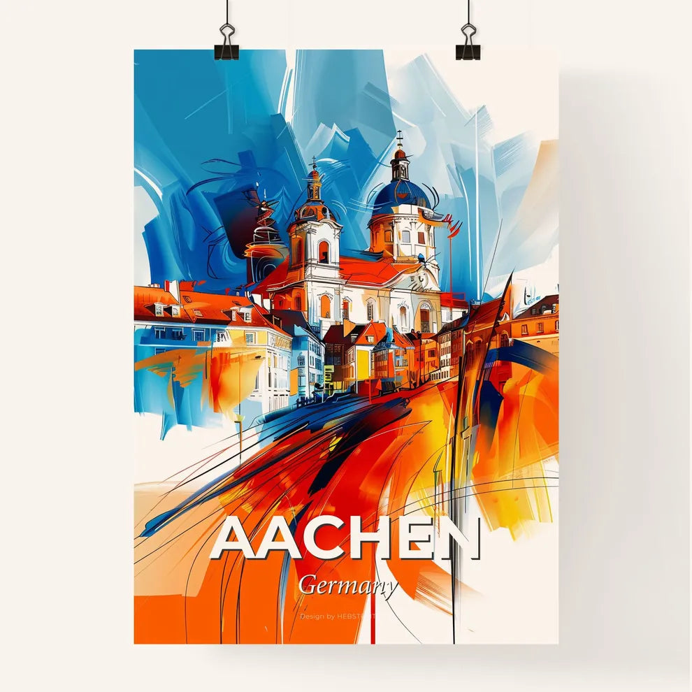 Vibrant Aachen, Germany Poster