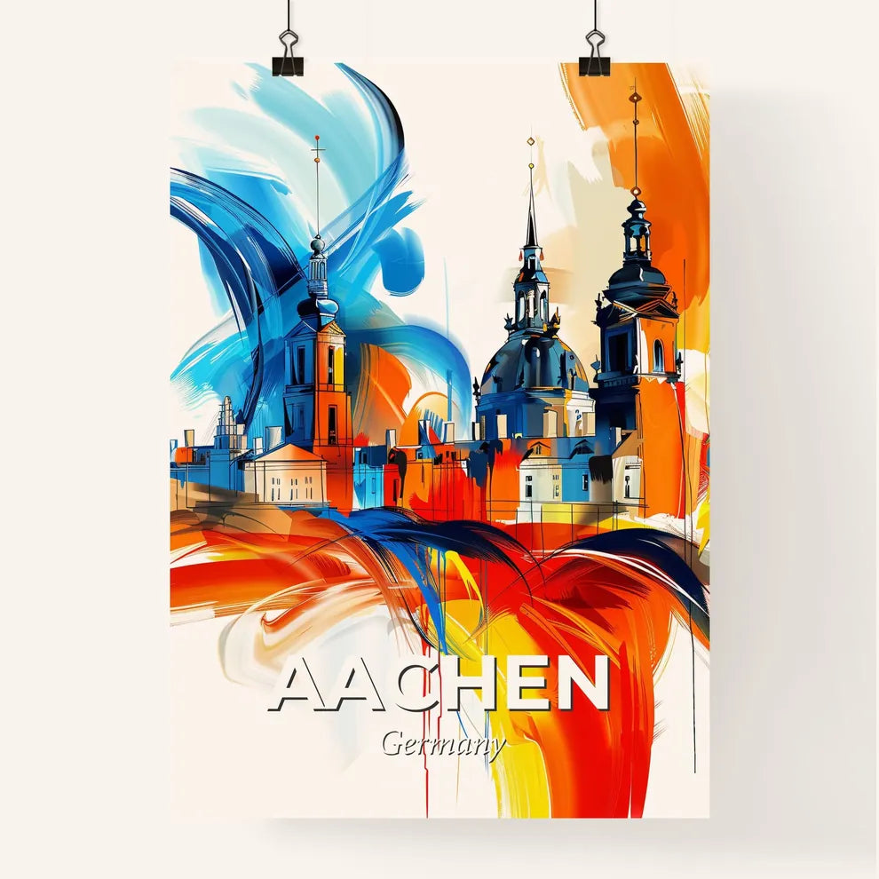 Vibrant Aachen, Germany Poster