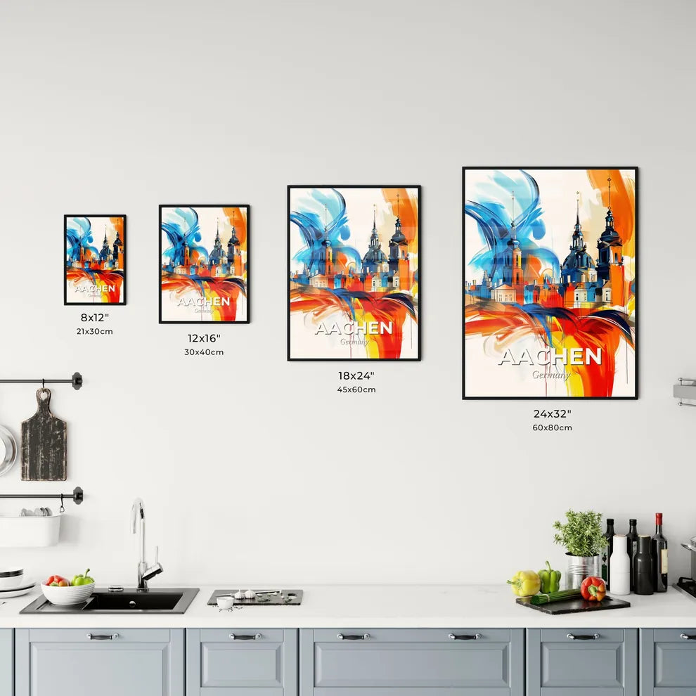 Vibrant Aachen, Germany Kitchen Art