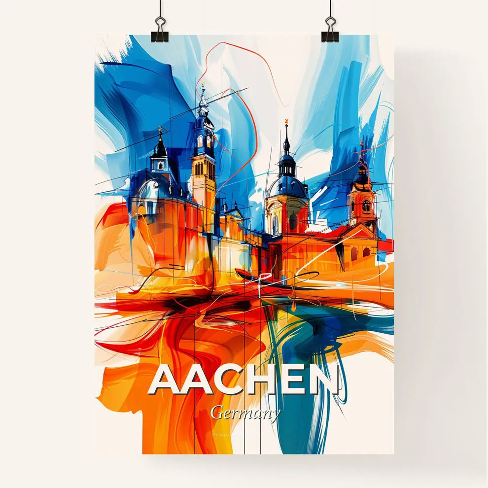 Vibrant Aachen, Germany Poster