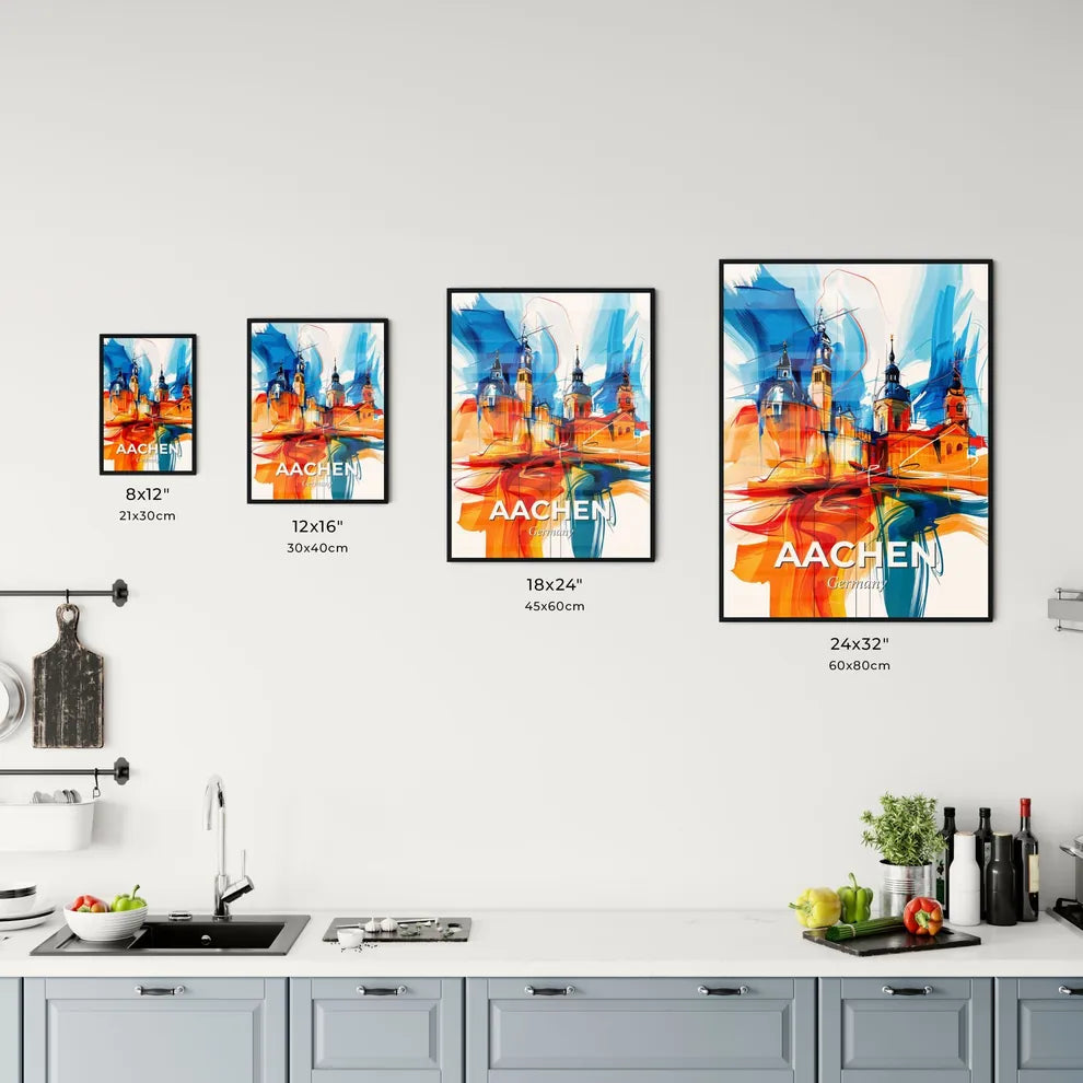 Vibrant Aachen, Germany Kitchen Art
