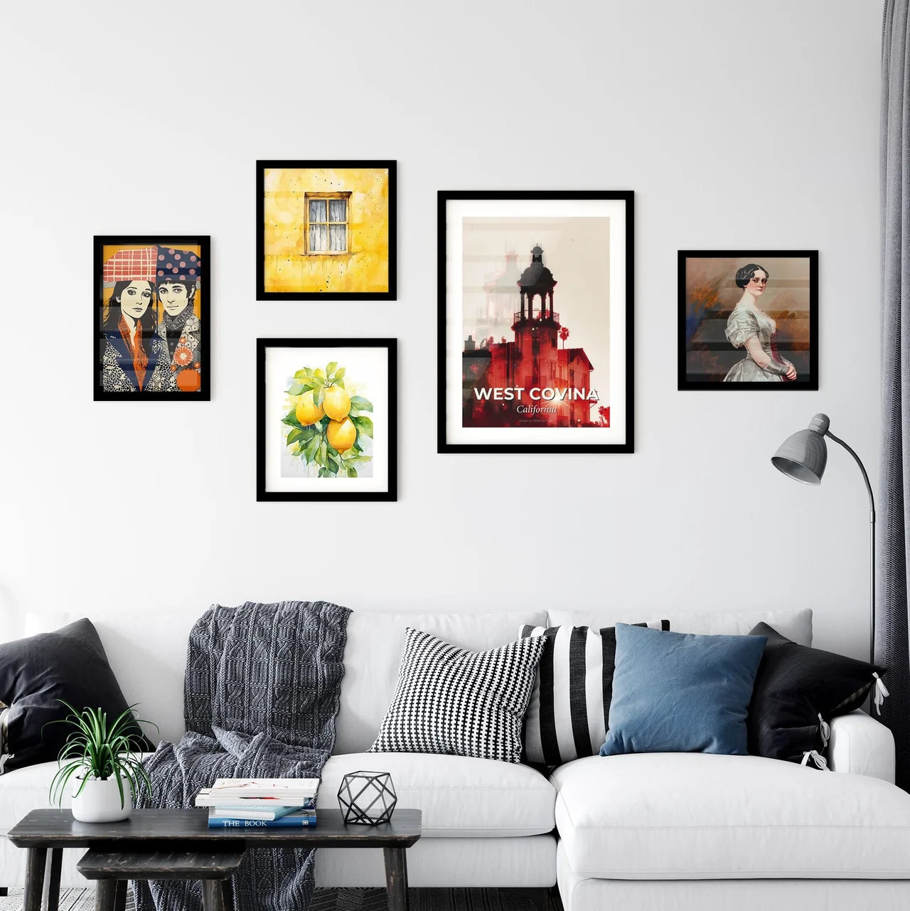 West Covina City Lightscapes with Architectural Icons - A building with a tower and a light Interior Design