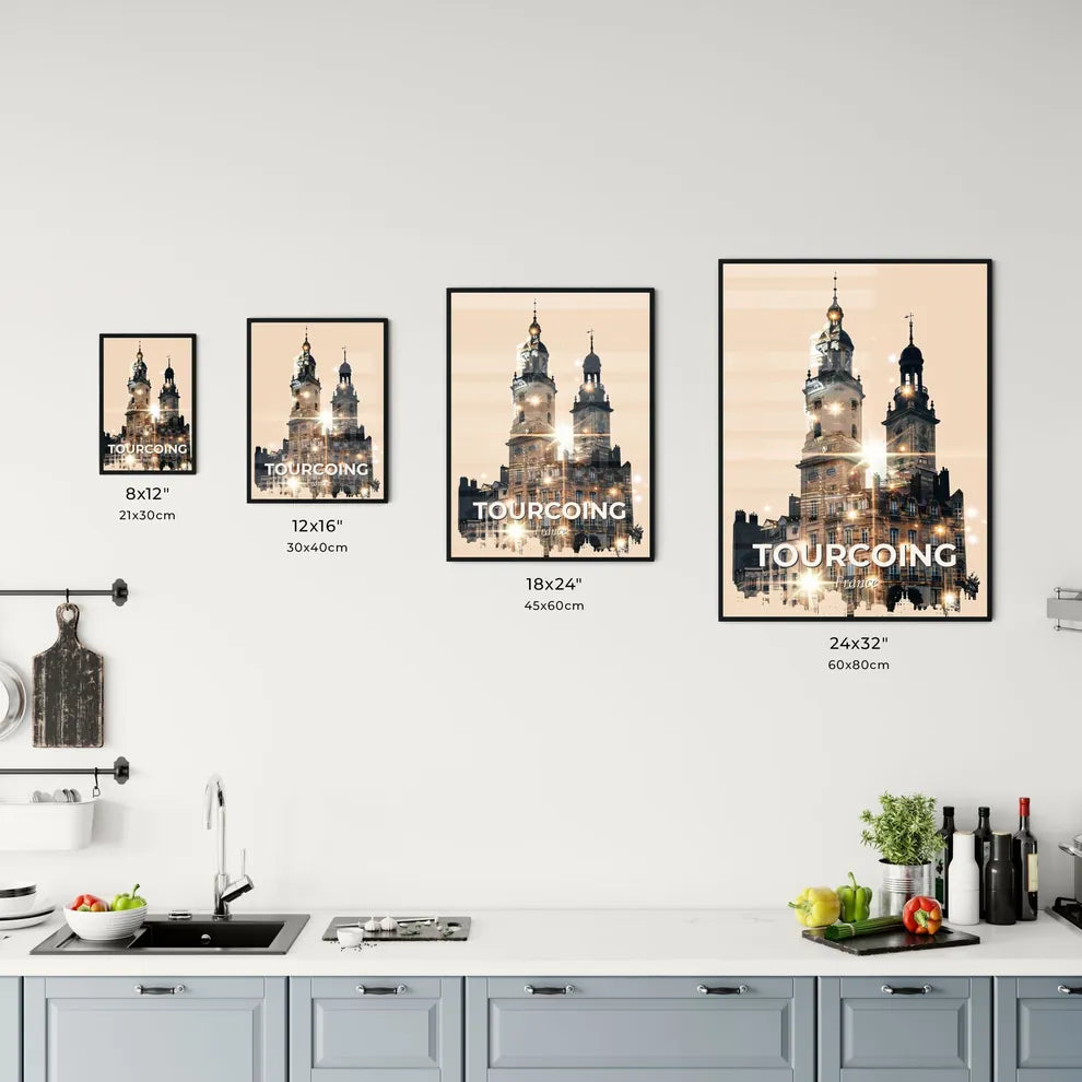 Tourcoing Skyline Double Exposure Composite Art Office Art