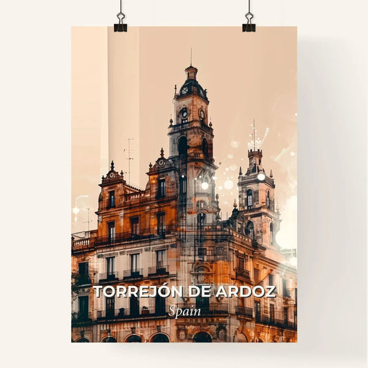 Torrejón de Ardoz, City Lightscapes, Skylines, Art Posters Poster