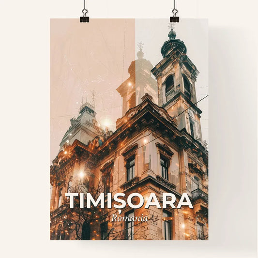 Timisoara City Skyline Art Poster Poster