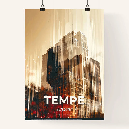 Tempe Skyline Poster
