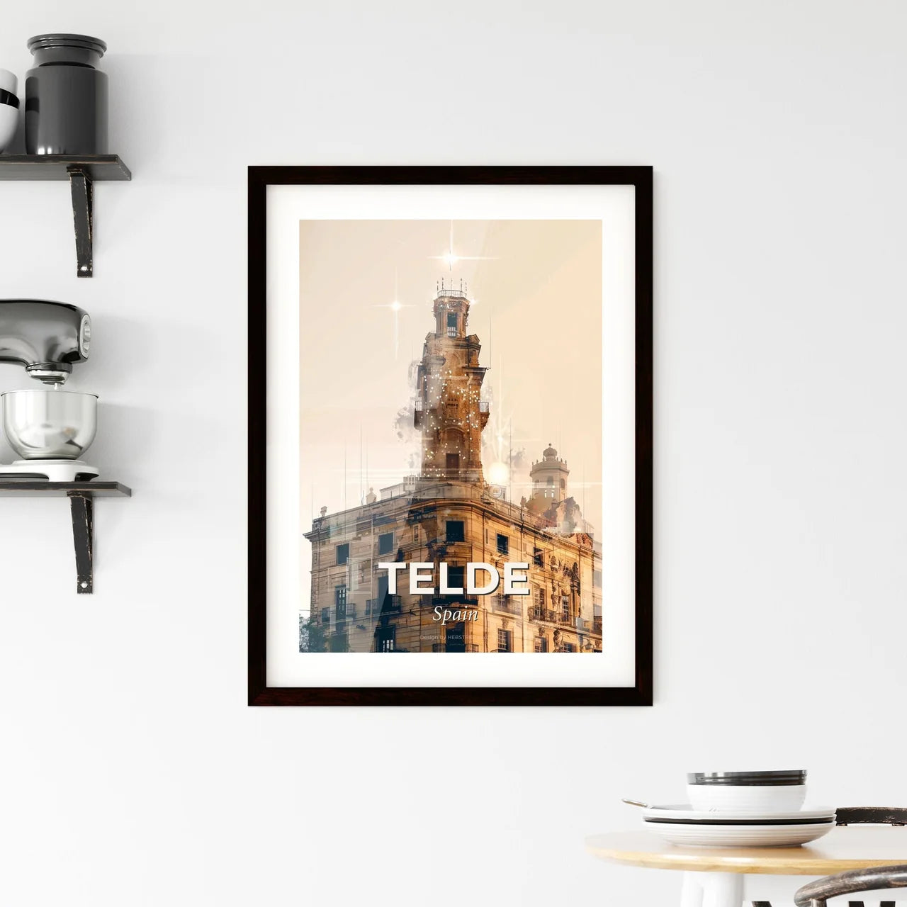 Telde: Where Art Imitates Life Framed Print