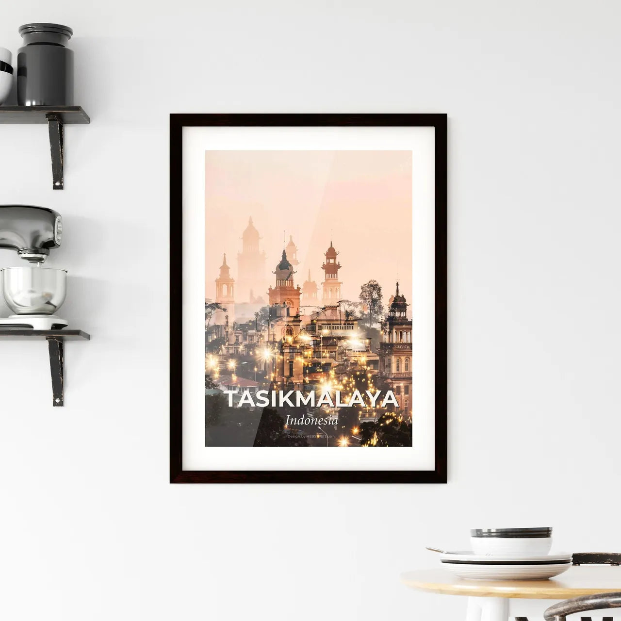 Tasikmalaya Horizons Framed Print