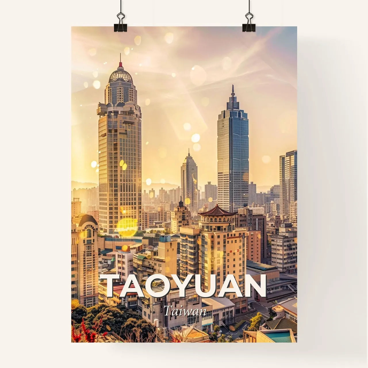 Taoyuan Cityscape Poster Art Poster