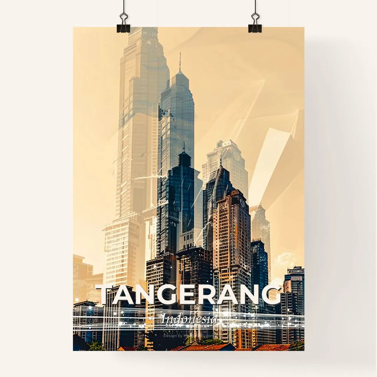 Tangerang: Modern City by Night Poster