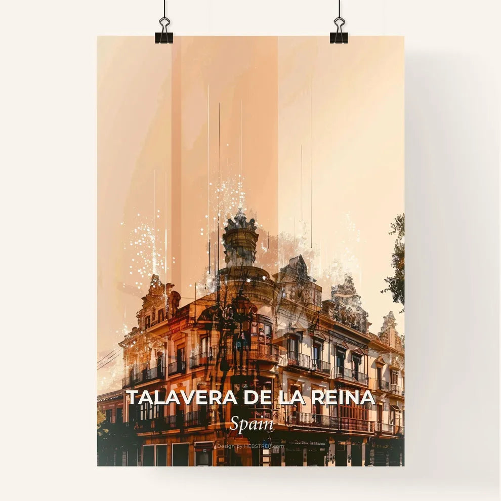 Talavera de la Reina City Skyline Poster Poster