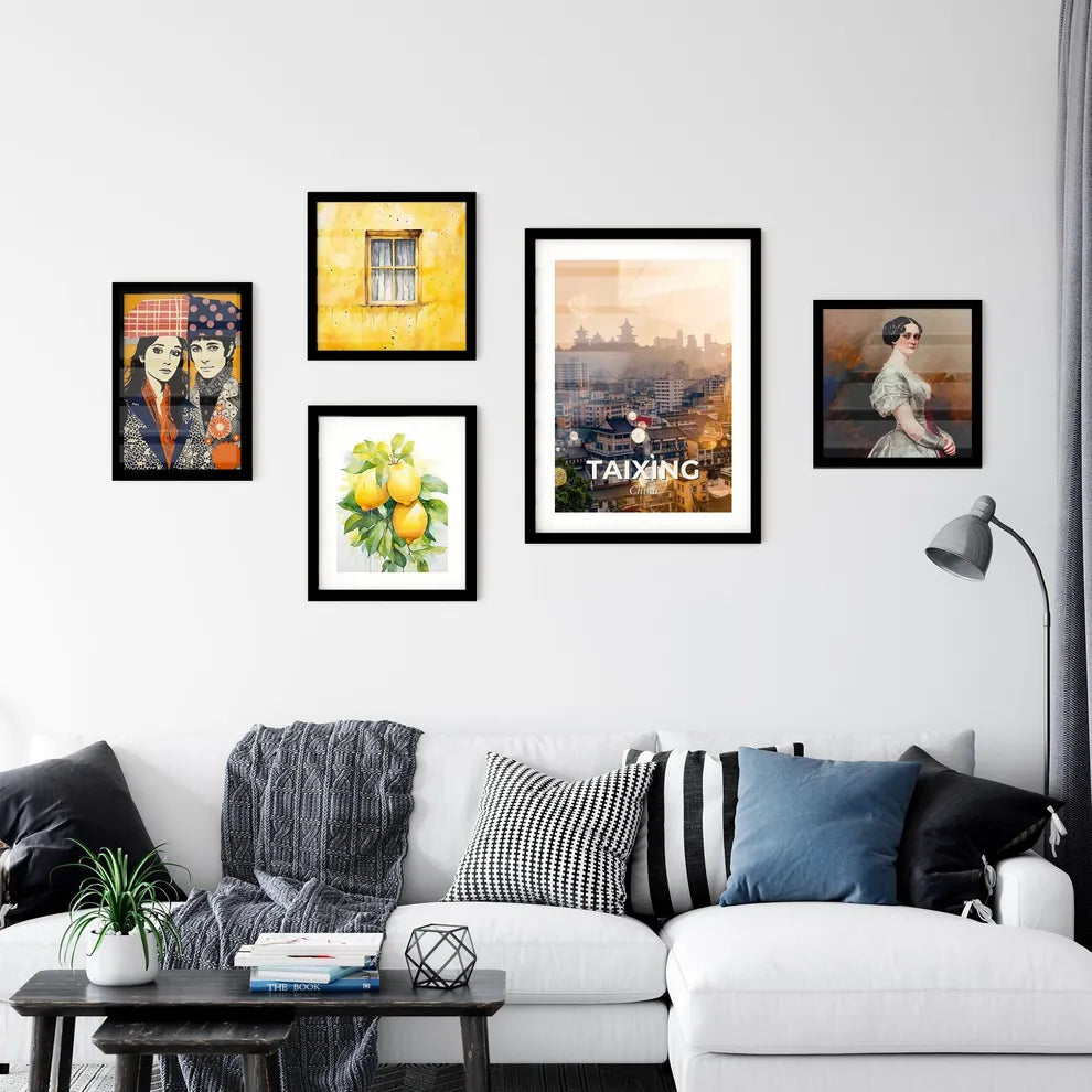 Taixing Skyline Iconic Architecture Cityscape Poster Wall Art