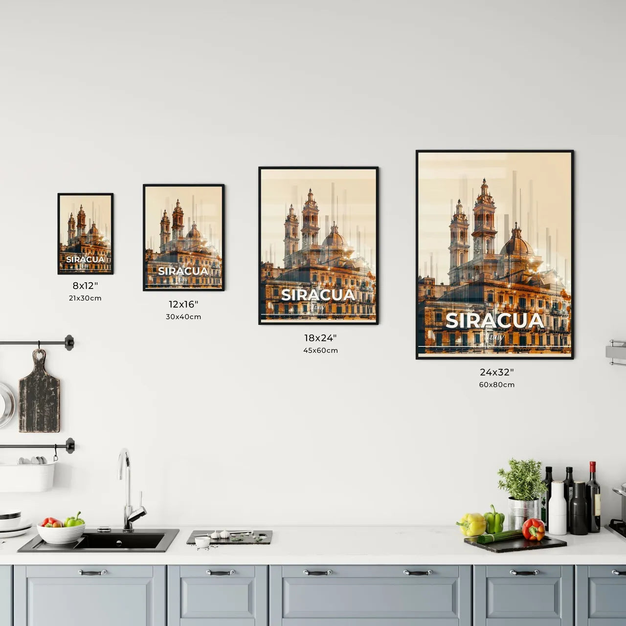 Syracuse Skyline Art: Double Exposure Cityscape Office Art