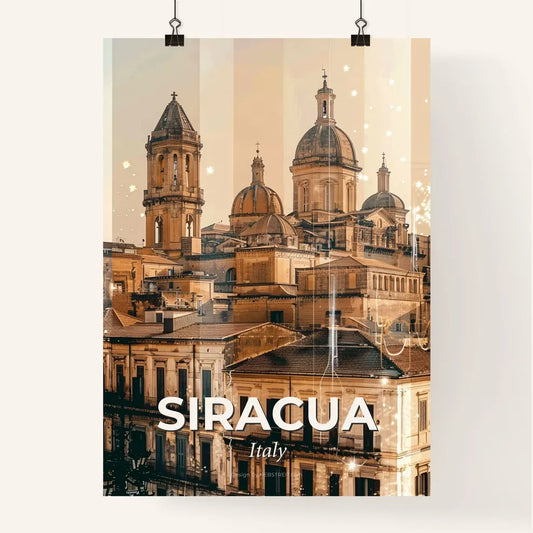 Syracuse Skyline Composite Art Poster Poster