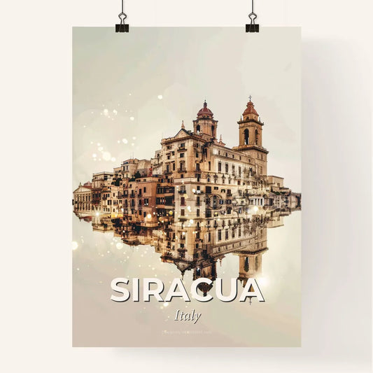 Syracuse Skyline Art: Double Exposure Composite Poster