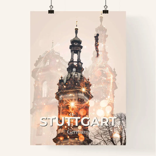 Stuttgart Skyline Poster: Timeless City Charm Poster
