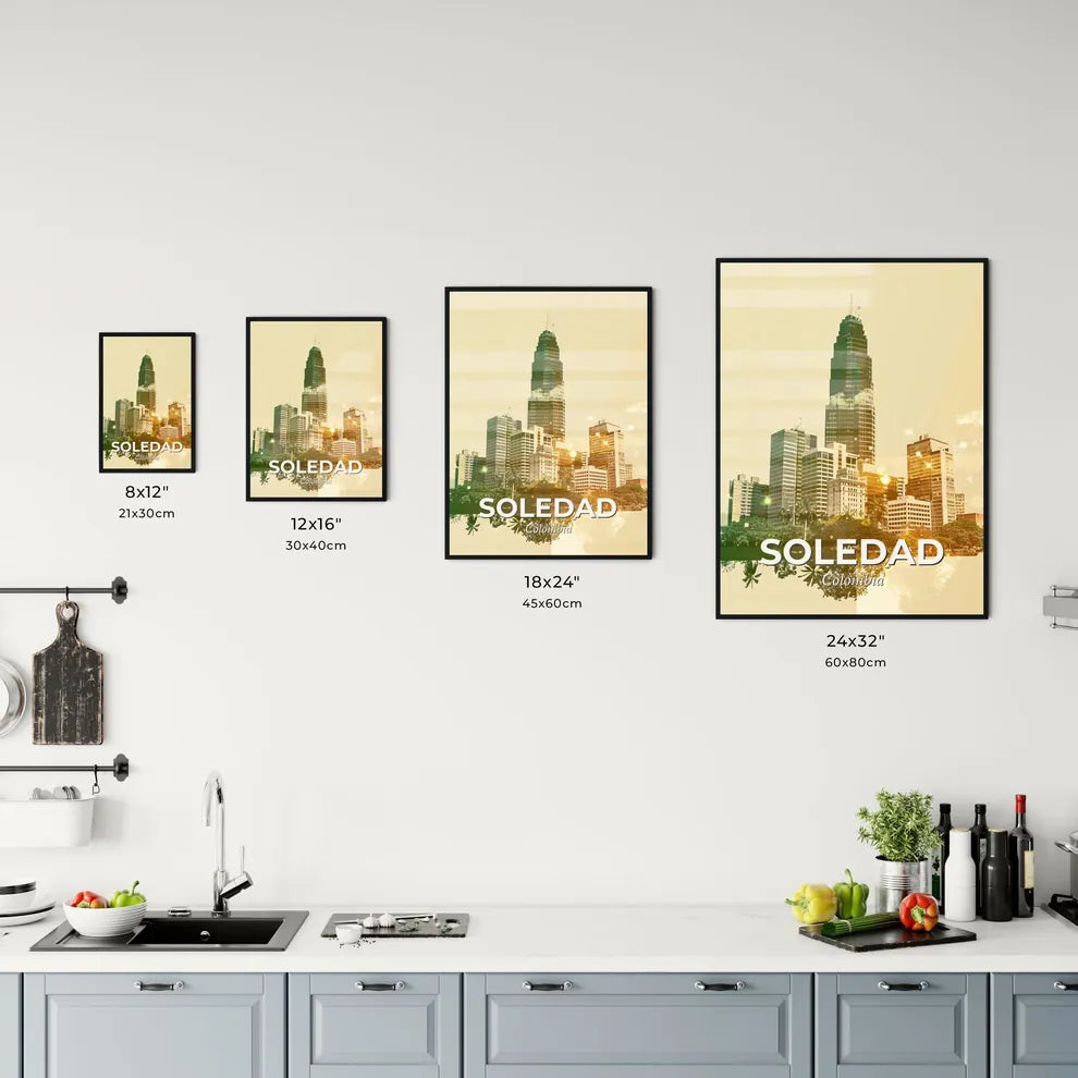 Soledad City Skyline Double Exposure Composite Art Office Art