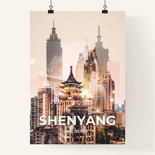 Shenyang Skyline Architectural Dream Poster