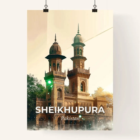 Sheikhupura Pakistan Skyline Panorama Poster Poster