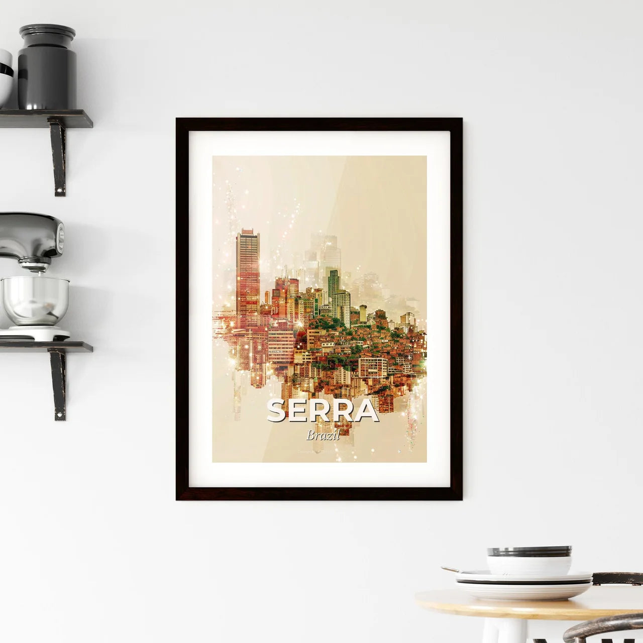 Serra, Brazil: A City in Art Framed Print