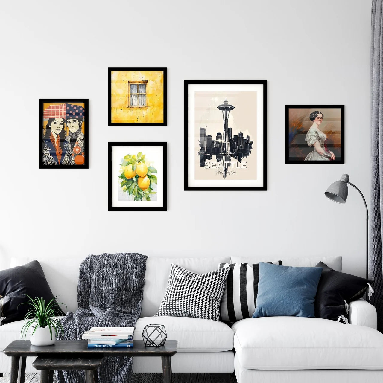 Seattle Cityscape Poster: Art with Local Flair Wall Art