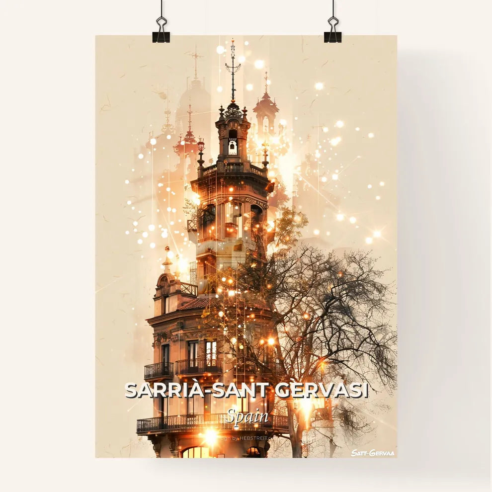 Barcelona Sarri Poster